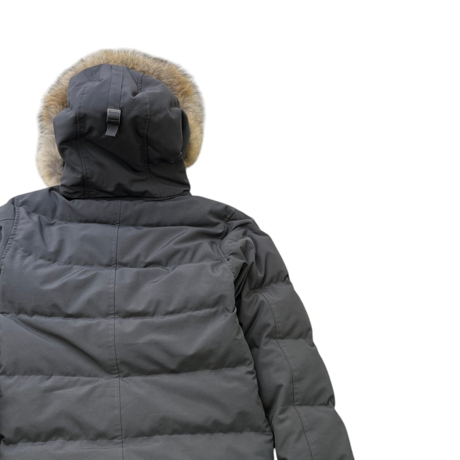 Men's Carson Parka Down Jacket Grey Size S - Photo 4