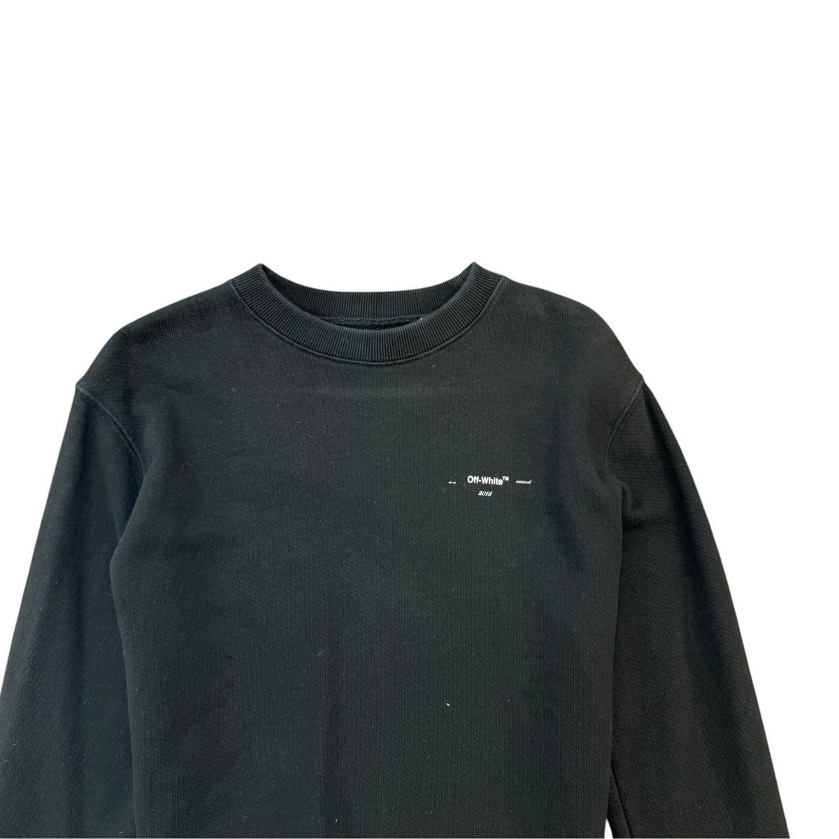 Men's Arrow Logo Sweatshirt Black Size S - Photo 4