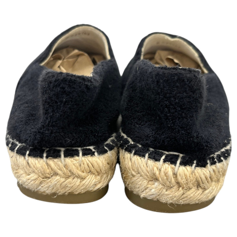 Women's CC Logo Towling Espadrilles Black Size UK 3 / EU 36