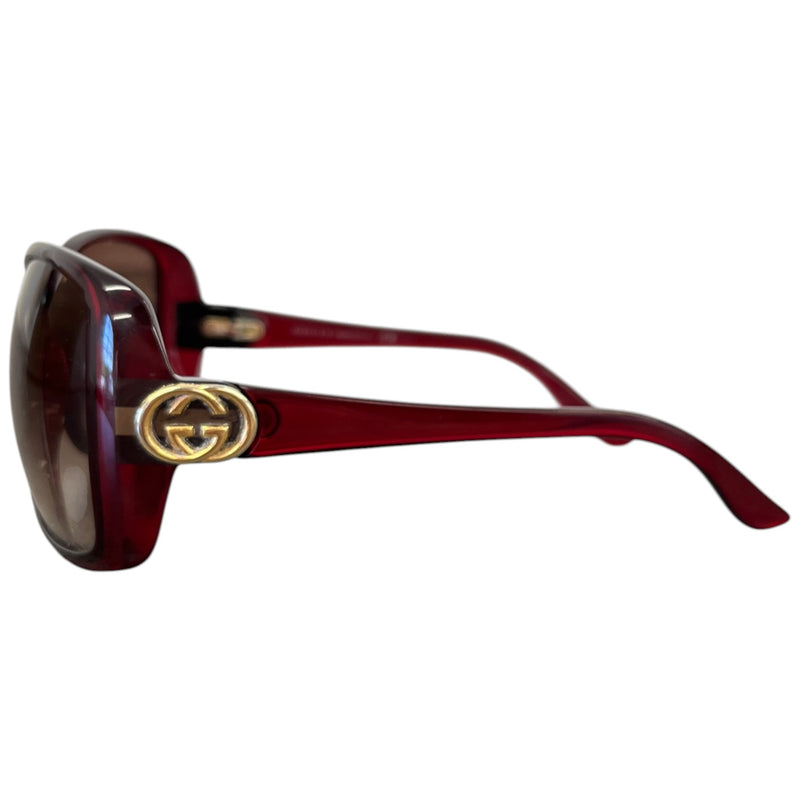 Women's Vintage Gg Sunglasses Burgundy