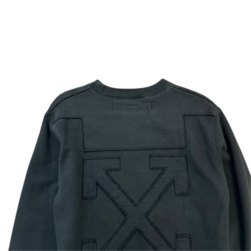 Men's Arrow Logo Sweatshirt Black Size S