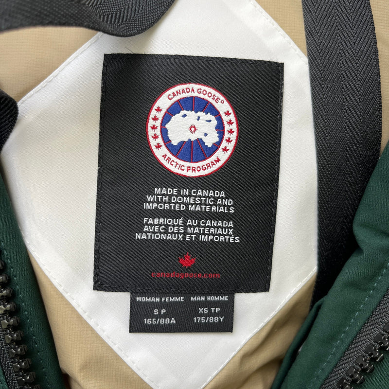 Chilliwack Unisex Bomber Down Jacket Green Size XS