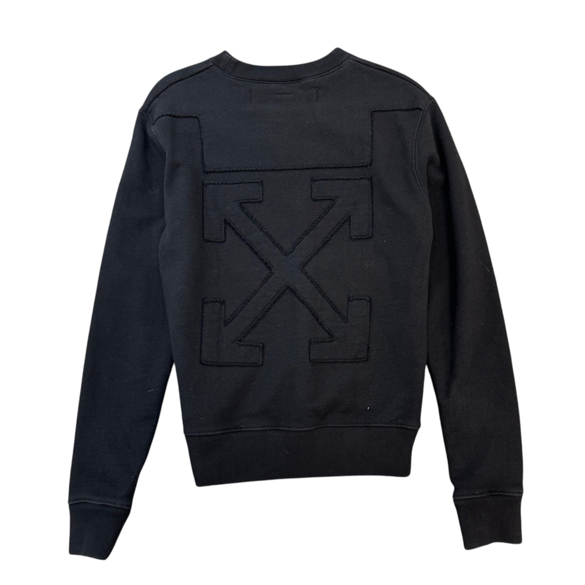 Men's Arrow Logo Sweatshirt Black Size S - Photo 2