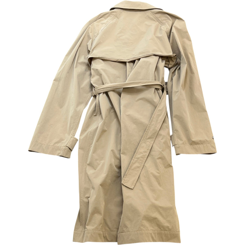 Men's Trench Coat Jacket Beige Size XL
