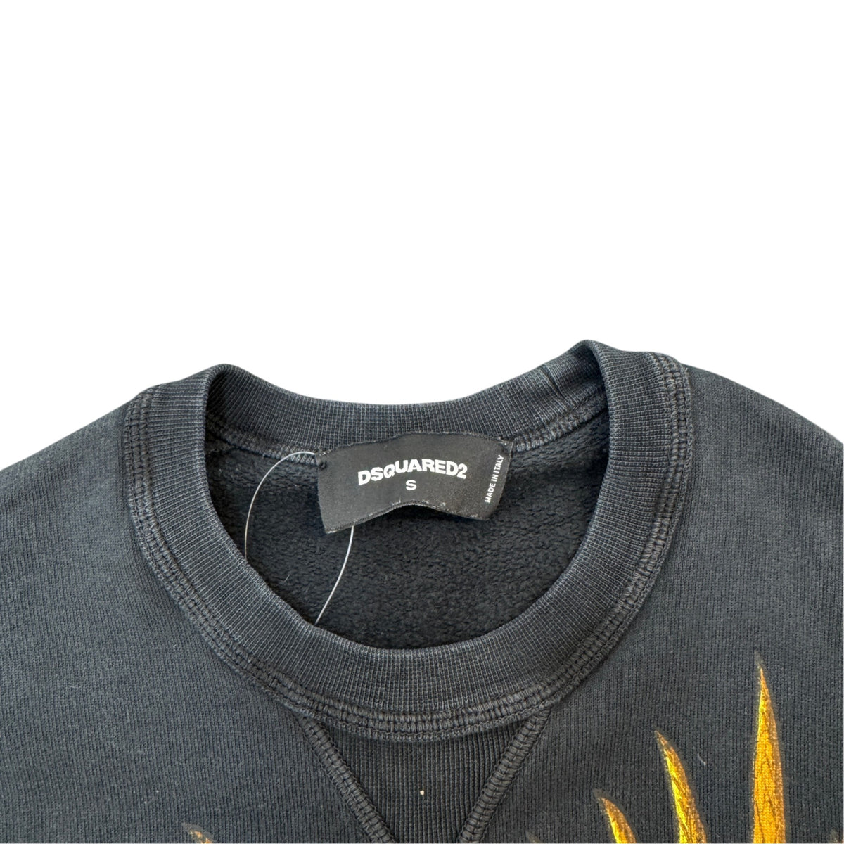 Men's Eagle Graphic Sweatshirt Black Size S - Photo 5