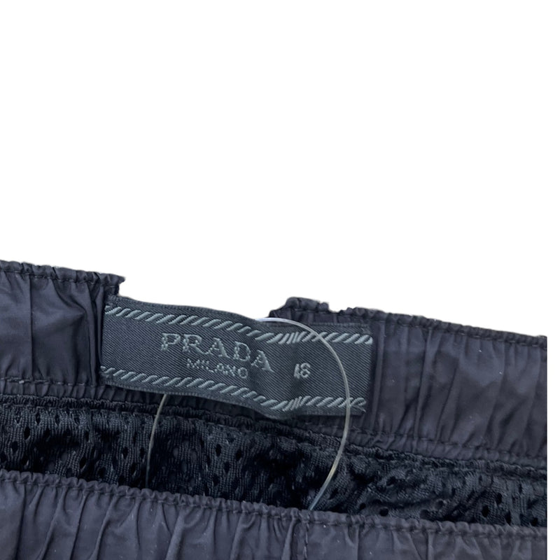 Men's Plaque Pocket Logo Swim Shorts Black Size W32 / IT 48