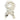 Women's Fur Trim Diamante Shawl Scarf Cream
