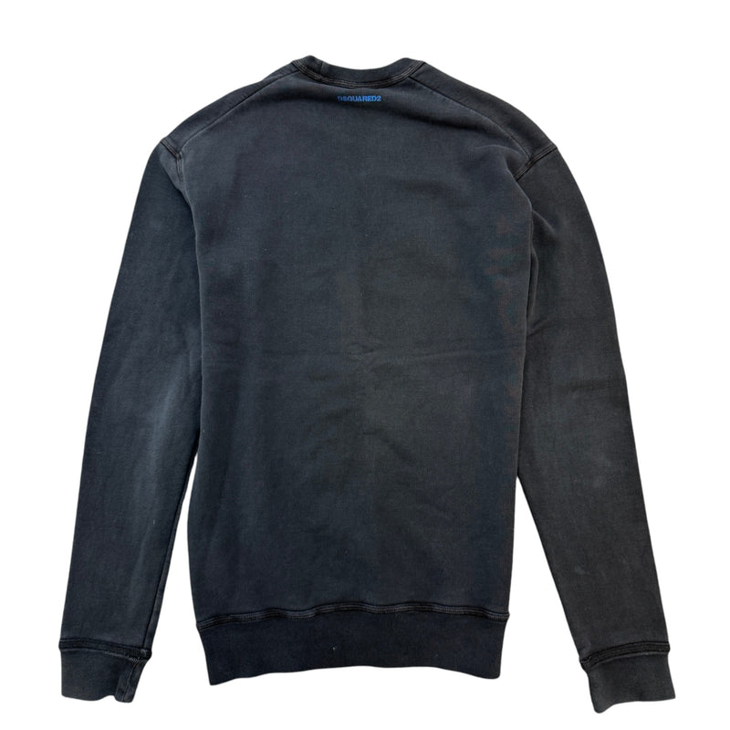 Men's Eagle Graphic Sweatshirt Black Size S