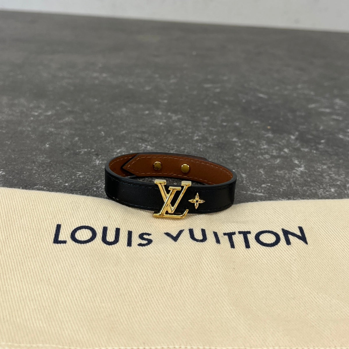 Women's LV Iconic Bracelet Black - Photo 6