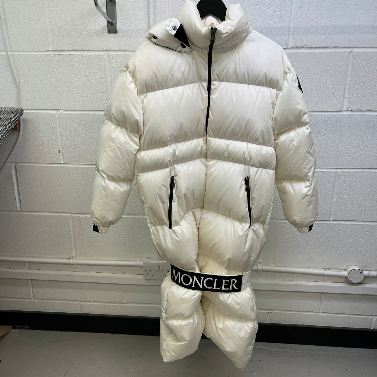 Women's Tiam Down Jacket Cream Size 1 / UK 10 - Photo 8