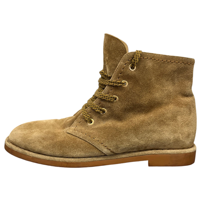 Men's CC Logo Boots Beige Size UK 5.5 / EU 39.5