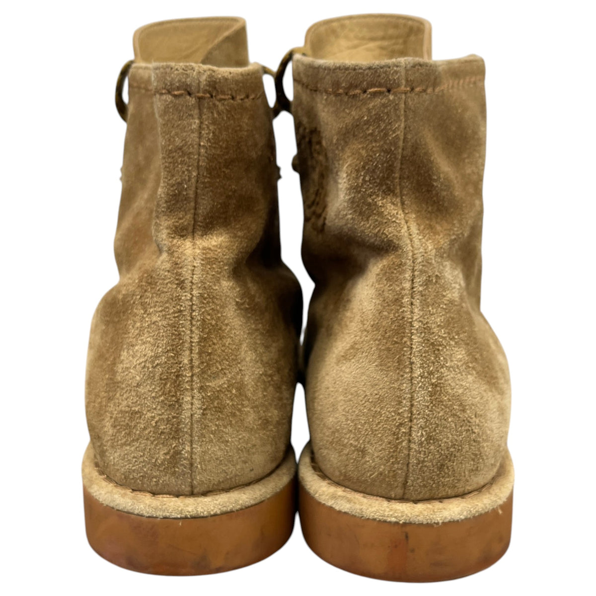 Men's CC Logo Boots Beige Size UK 5.5 / EU 39.5 - Photo 7