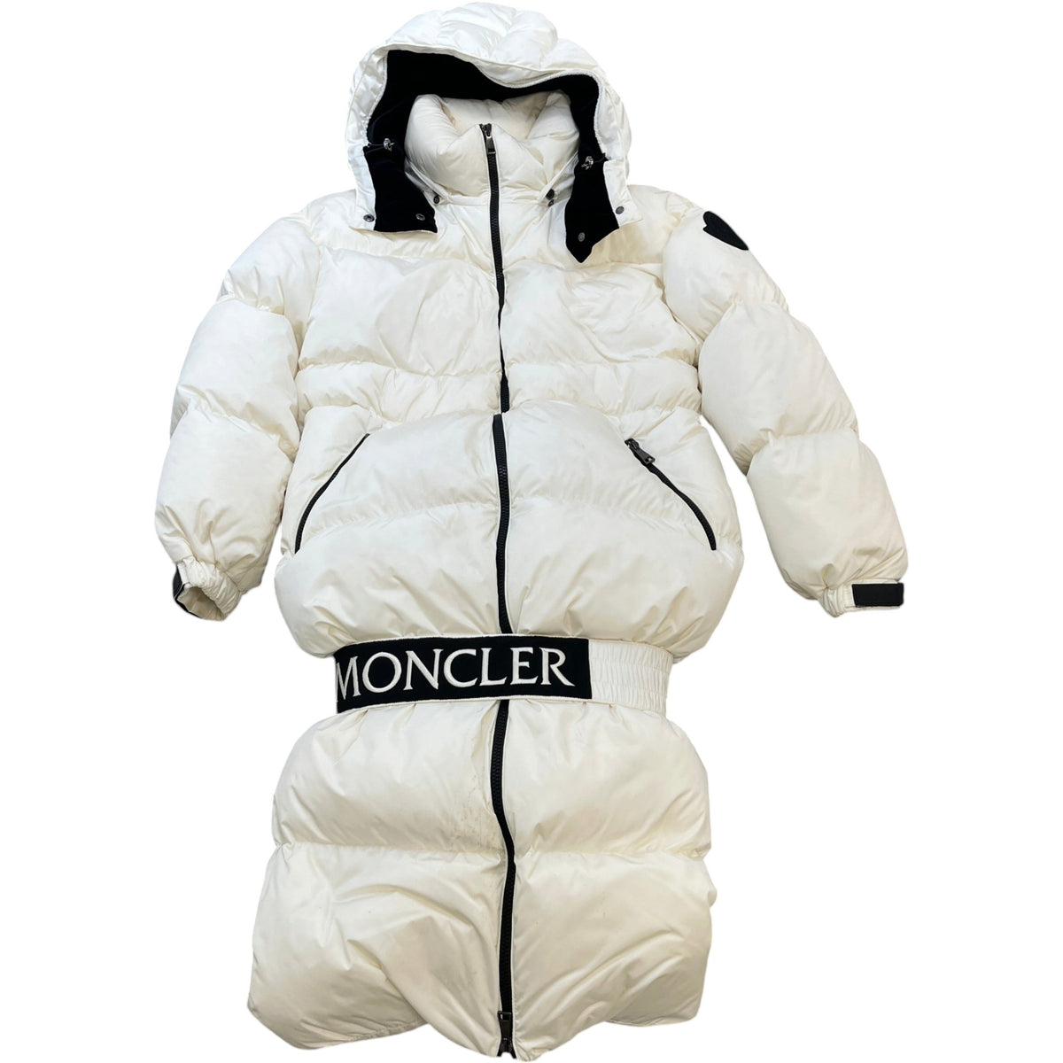 Women's Tiam Down Jacket Cream Size 1 / UK 10 - Photo 1