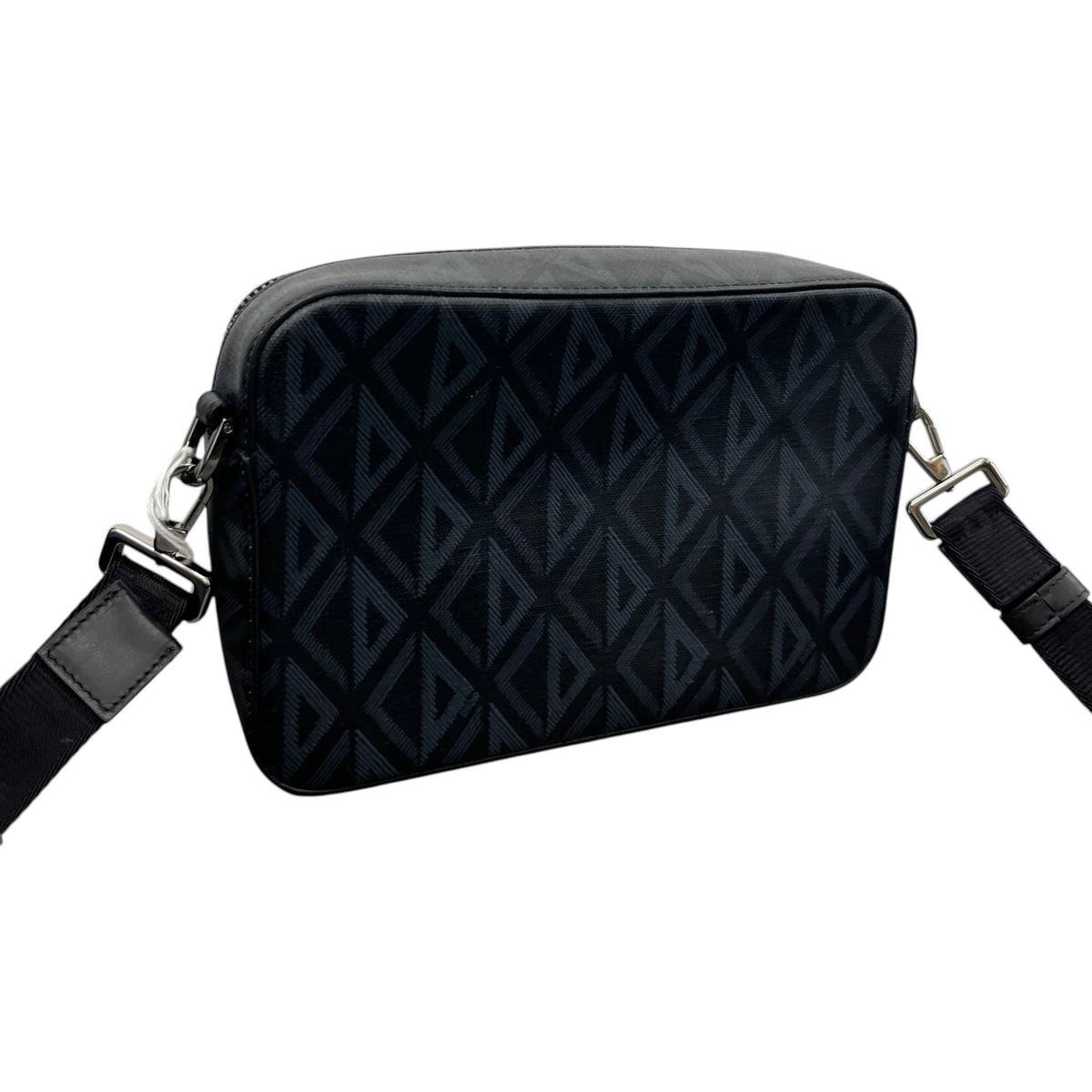 Men's CD Diamond Safari Messenger Bag Black - Photo 10