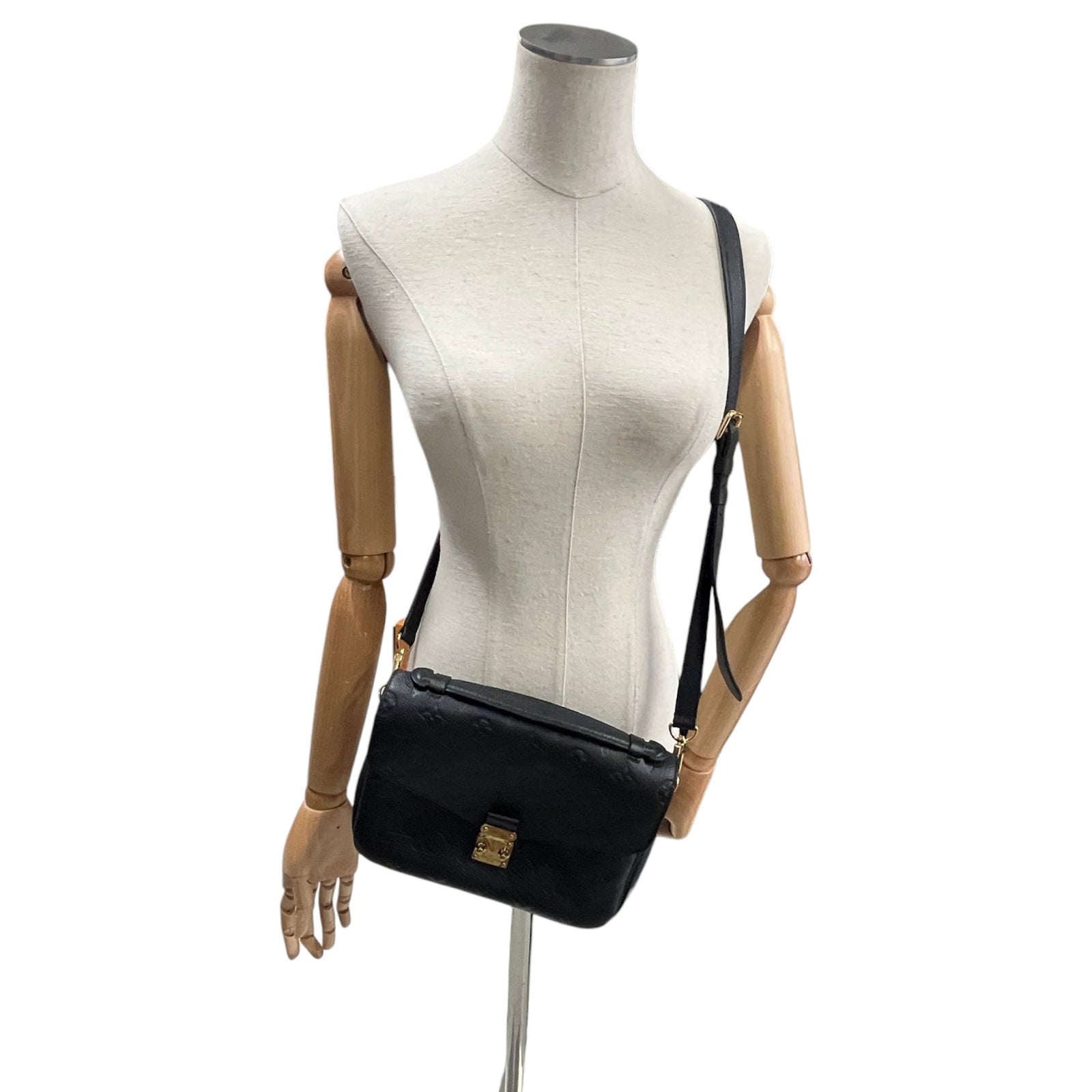 Women's Monogram Empreinte Pochette Méti Handbag Black - Photo 2