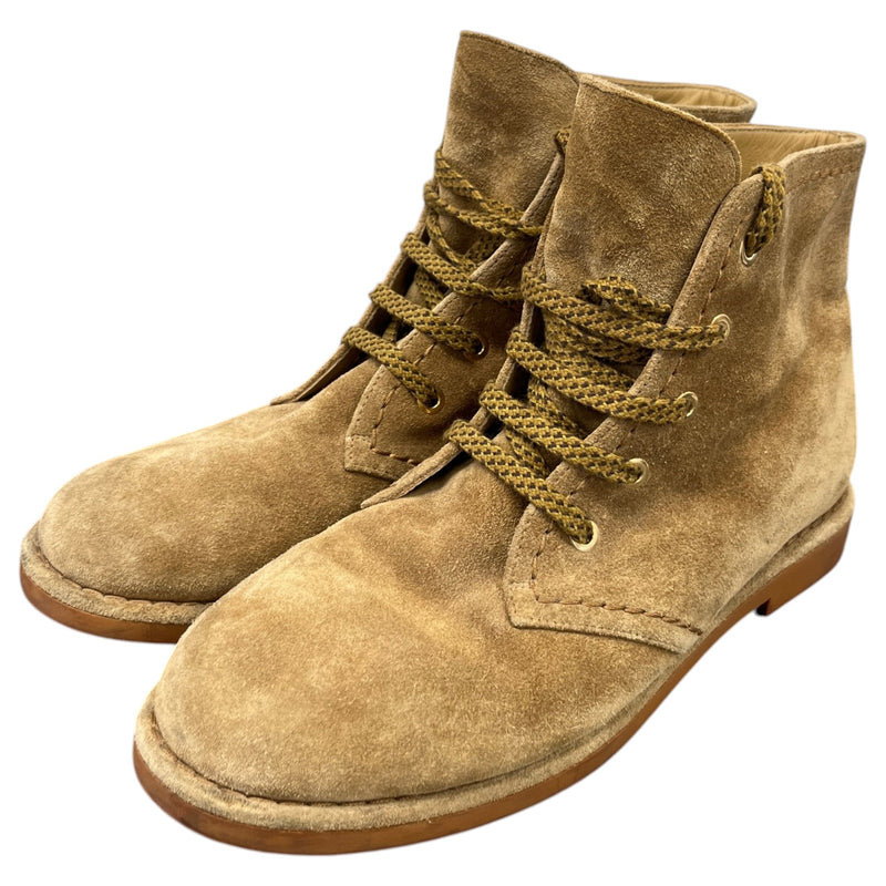 Men's CC Logo Boots Beige Size UK 5.5 / EU 39.5