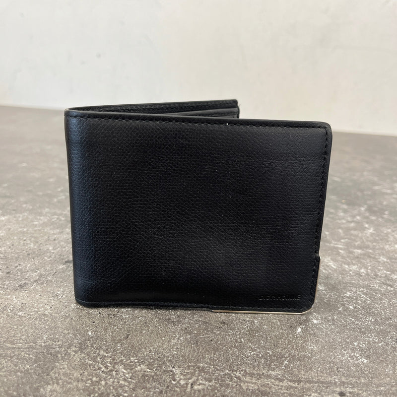 Men's Embossed Logo Wallet Black