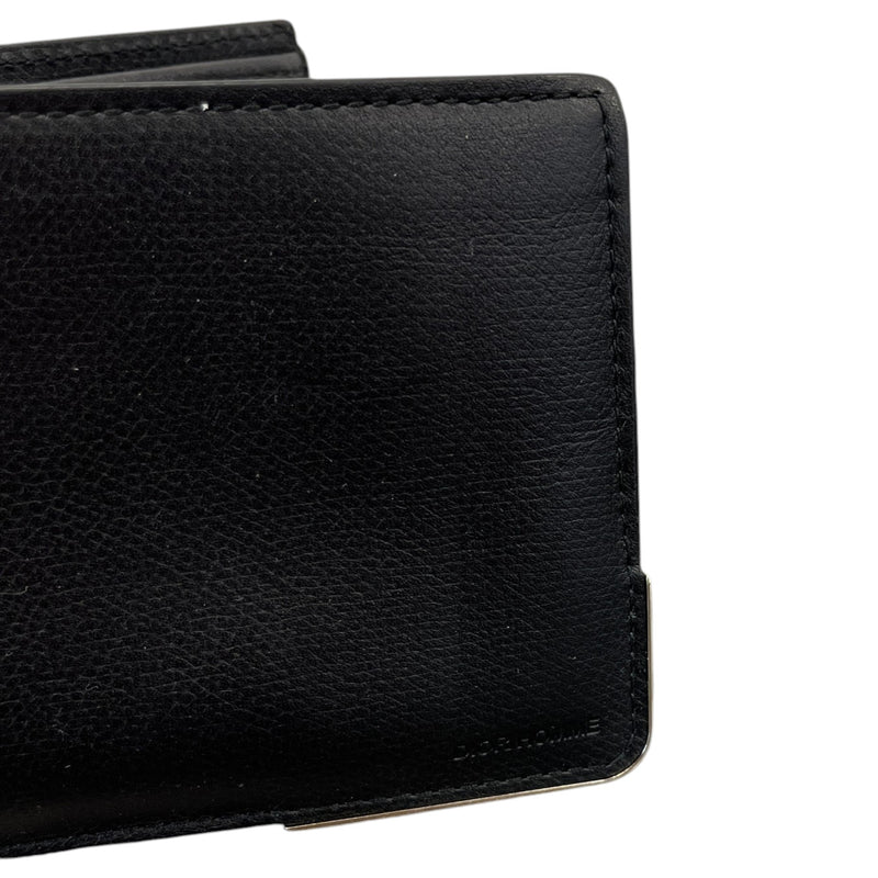 Men's Embossed Logo Wallet Black