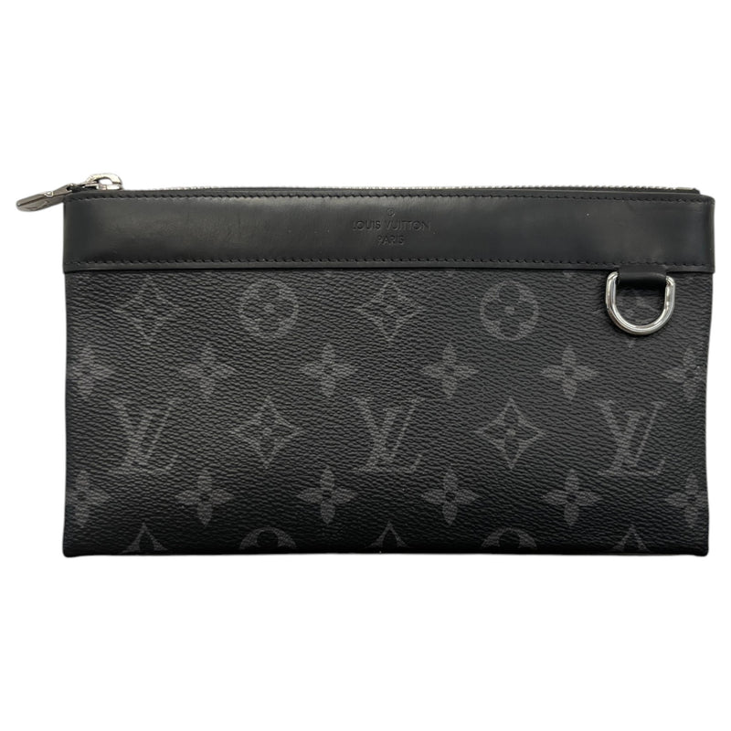 Men's Monogram Eclipse Discovery Pochette Clutch Black