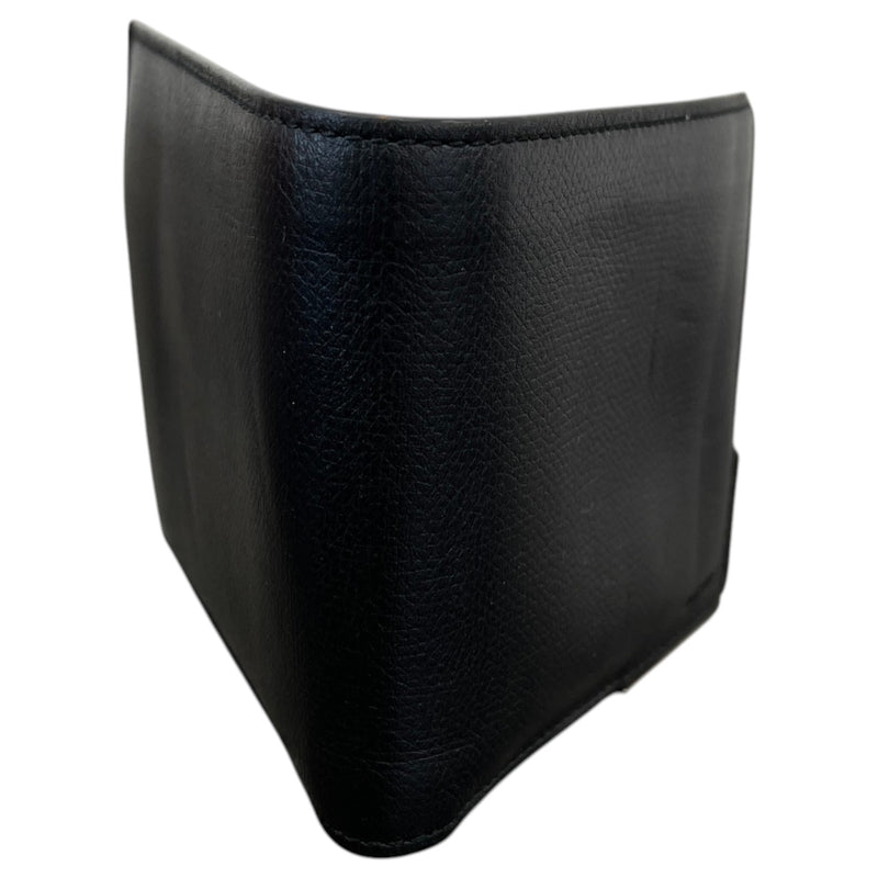 Men's Embossed Logo Wallet Black
