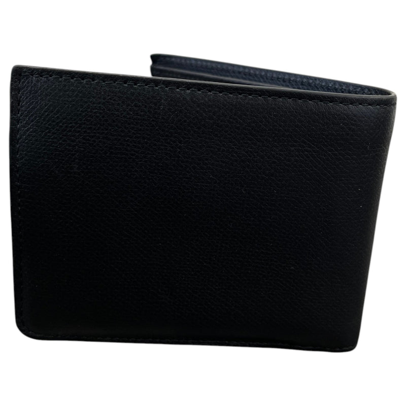 Men's Embossed Logo Wallet Black