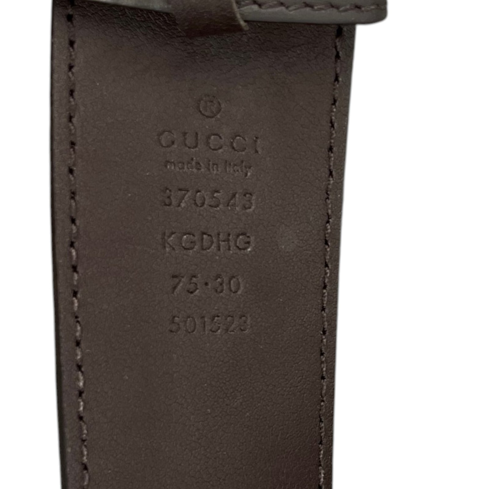 Men's Gg Supreme Belt Beige Size 75CM / UK 6 - Photo 6