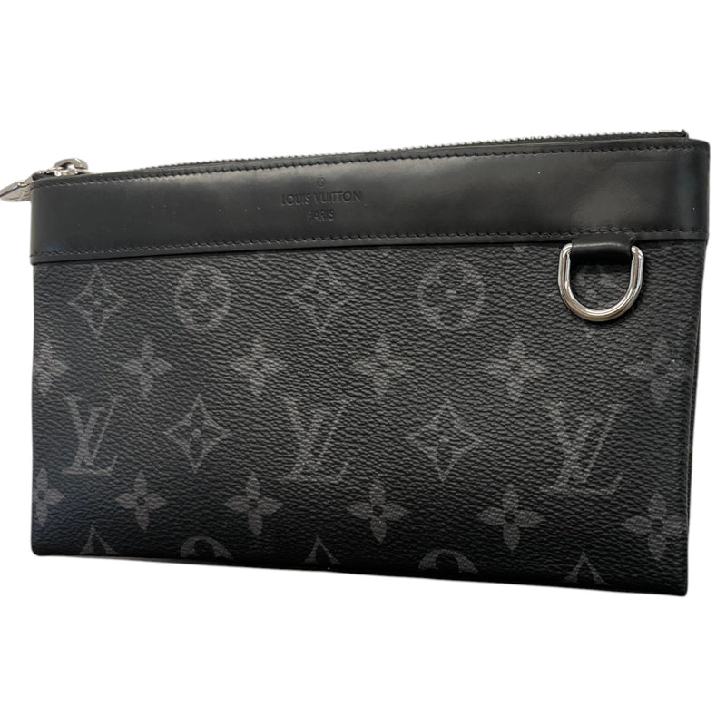 Men's Monogram Eclipse Discovery Pochette Clutch Black