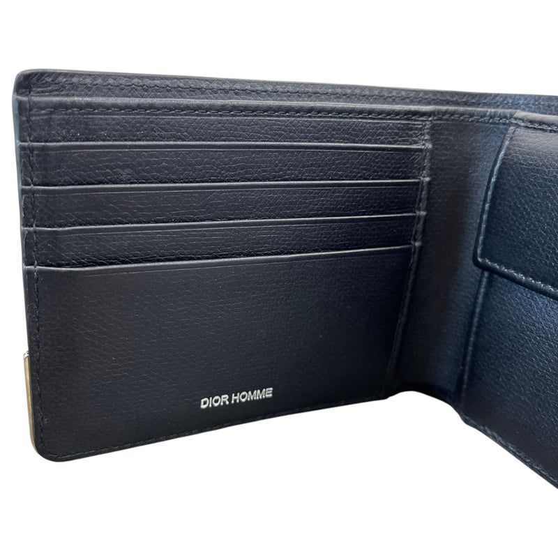 Men's Embossed Logo Wallet Black