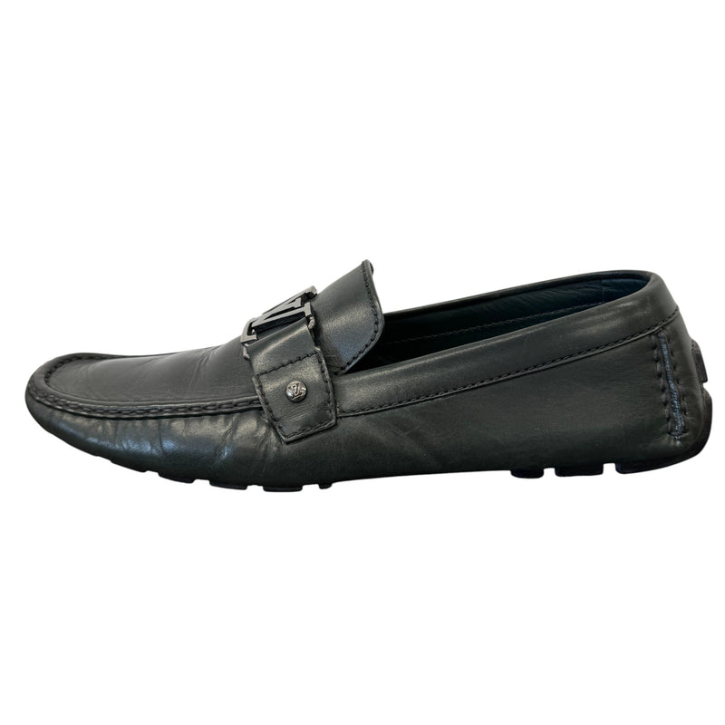 Men's Monte Carlo Moccasins Loafers Black Size EU 44.5 / UK 10.5