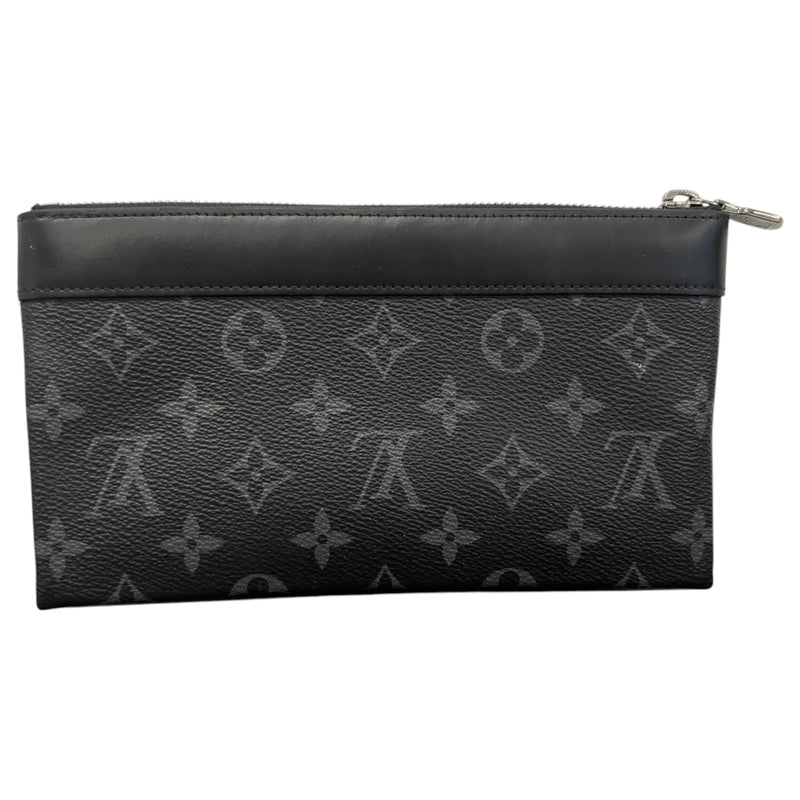 Men's Monogram Eclipse Discovery Pochette Clutch Black