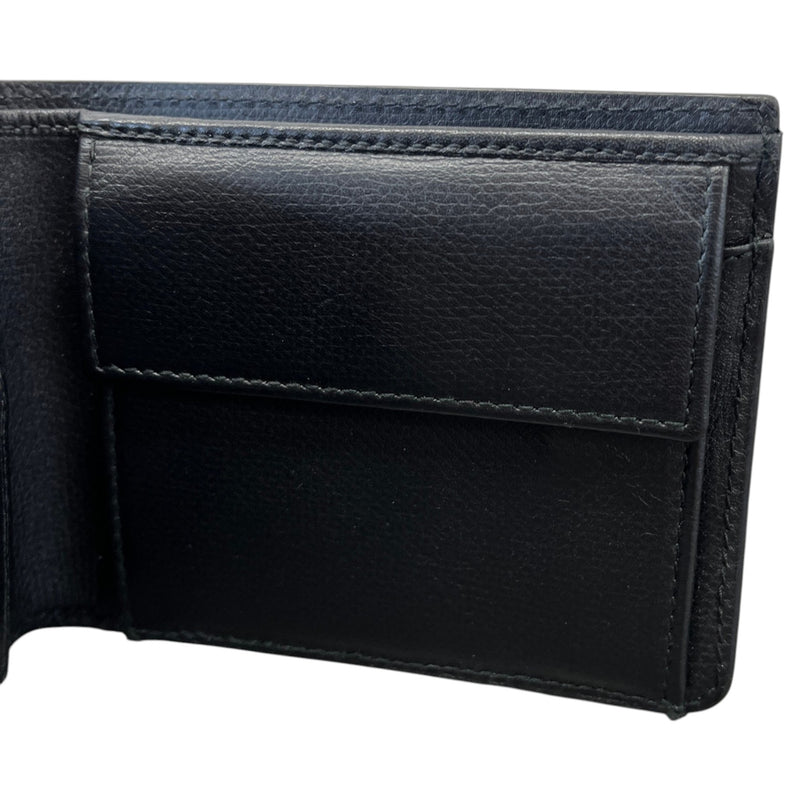 Men's Embossed Logo Wallet Black