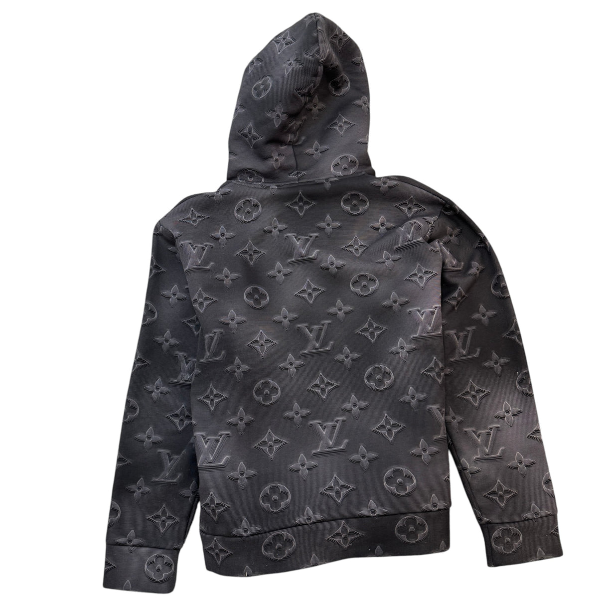 Men's Monogram Shadow Hoodie Black Size M - Photo 2