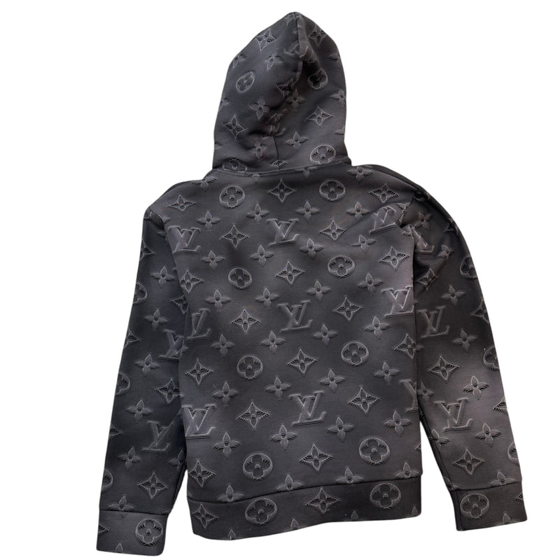 Men's Monogram Shadow Hoodie Black Size M