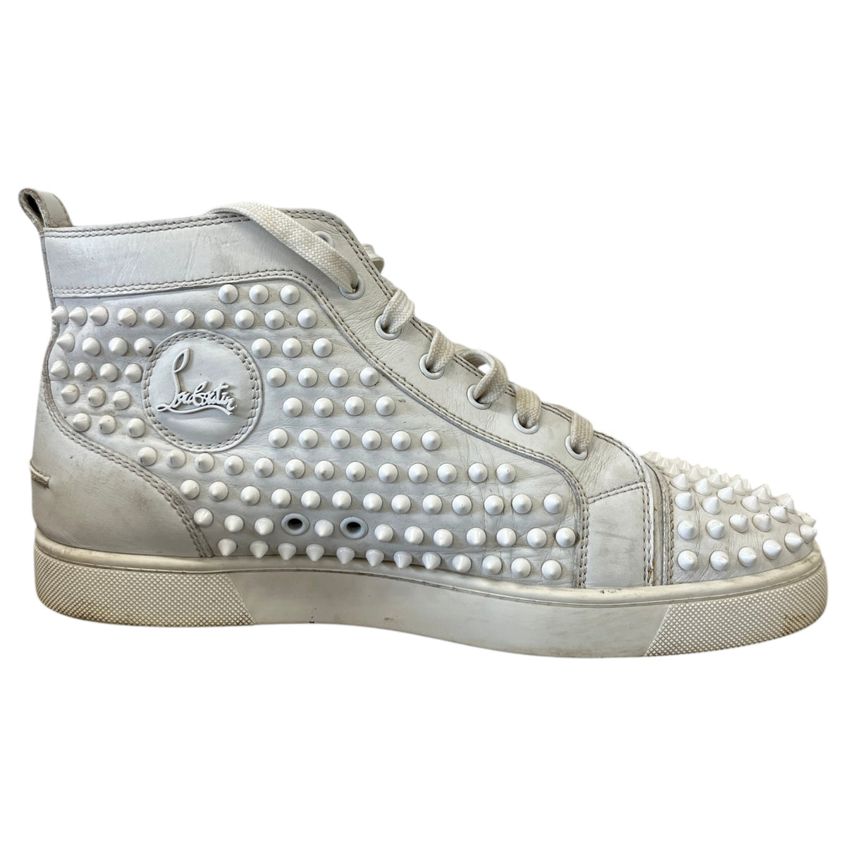 Men's Spikes High Trainers White Size UK 9 / EU 43 - Photo 4