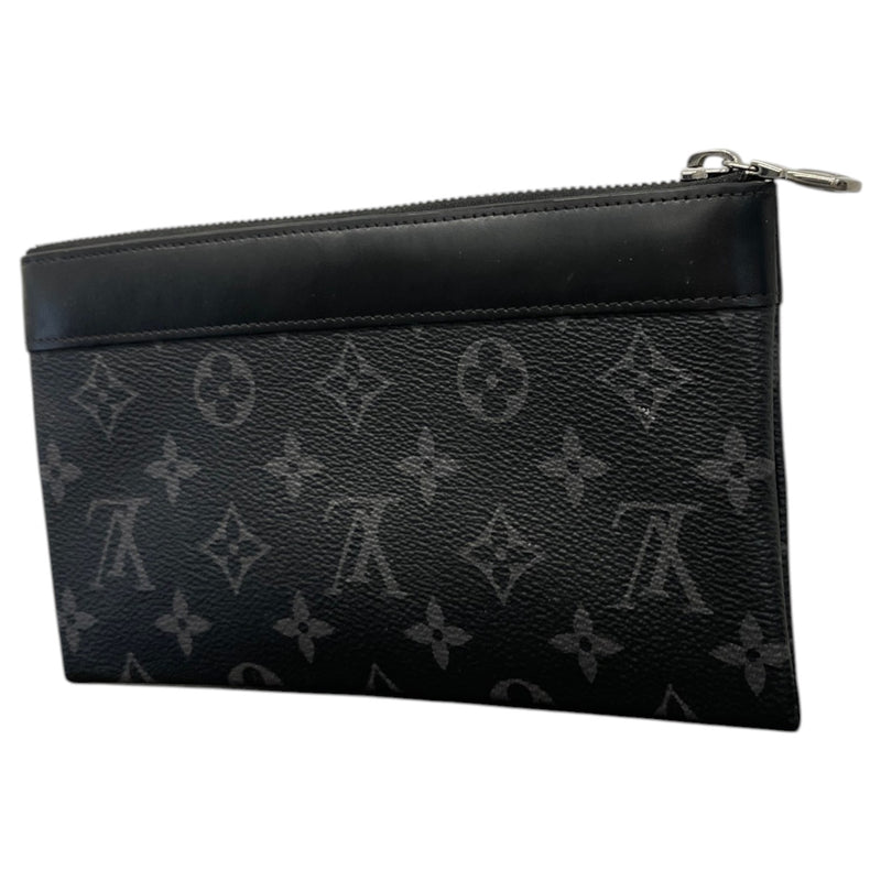 Men's Monogram Eclipse Discovery Pochette Clutch Black