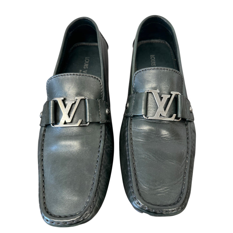 Men's Monte Carlo Moccasins Loafers Black Size EU 44.5 / UK 10.5
