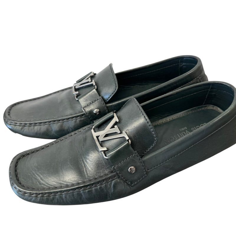 Men's Monte Carlo Moccasins Loafers Black Size EU 44.5 / UK 10.5