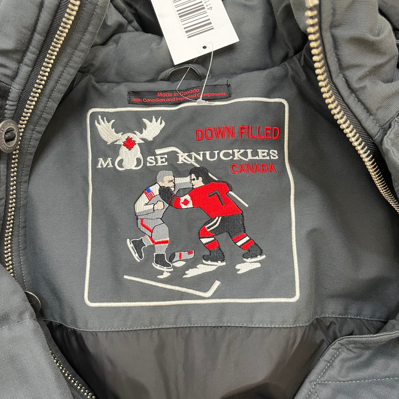 Men's 3Q Down Jacket Grey Size L