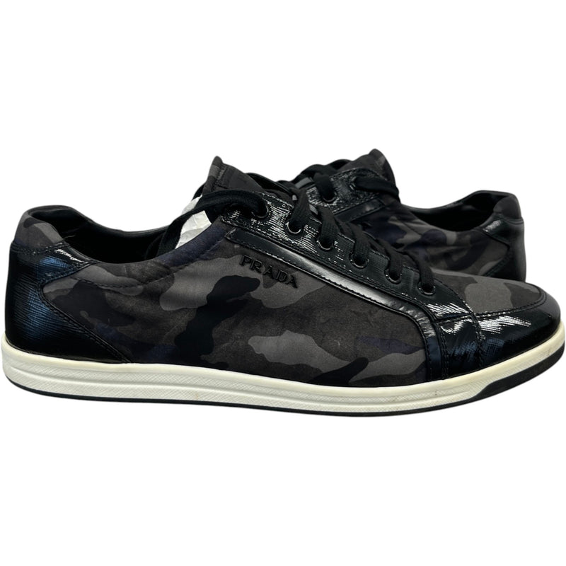Prada Women's Camoflague Low Trainers Black Size 8
