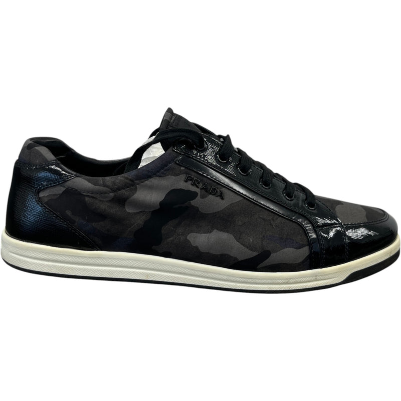 Prada Women's Camoflague Low Trainers Black Size 8