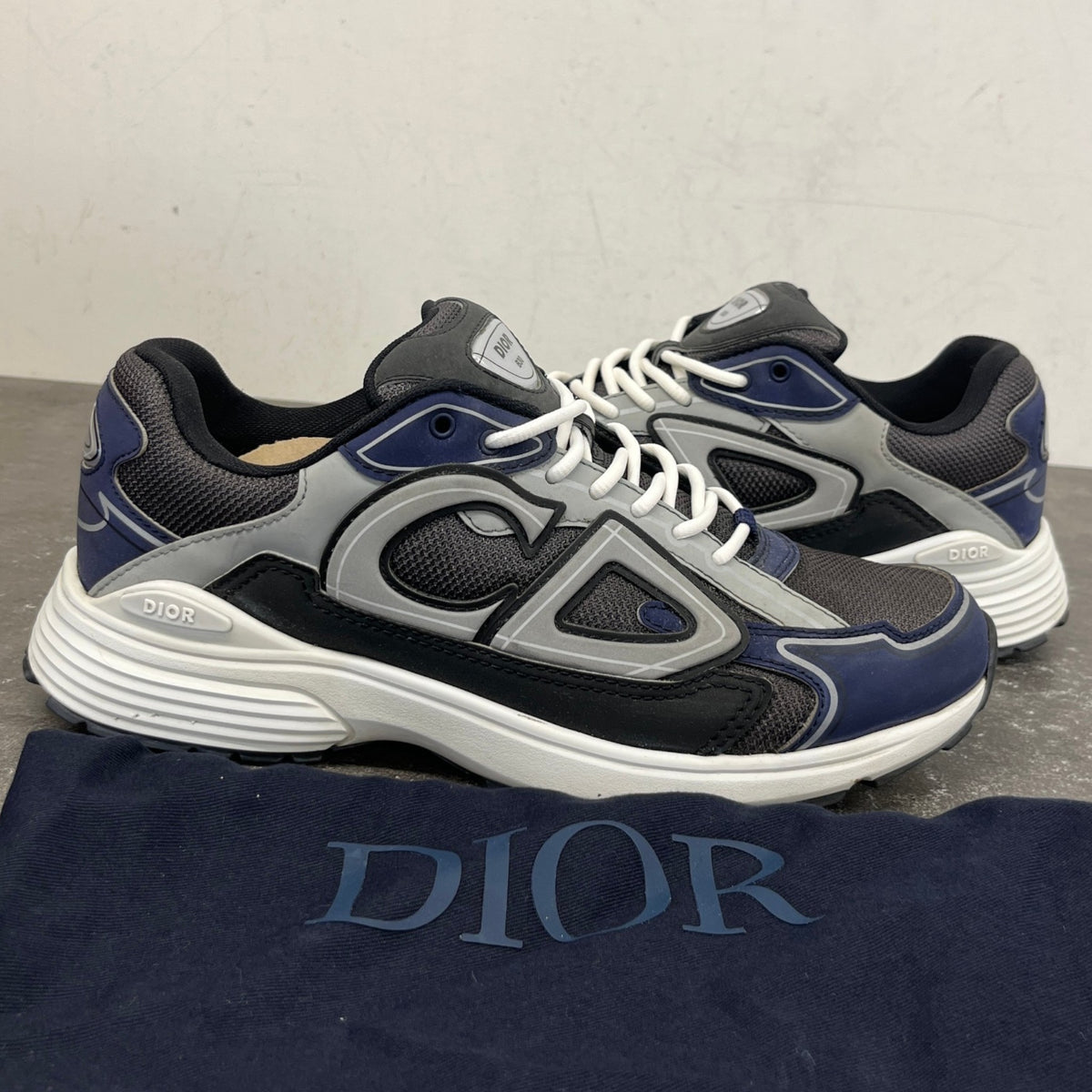 Men's B30 Low Trainers Navy Size UK 8 / EU 42 - Photo 12