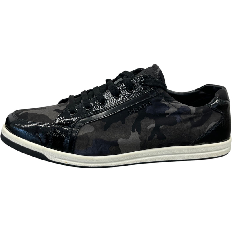 Prada Women's Camoflague Low Trainers Black Size 8