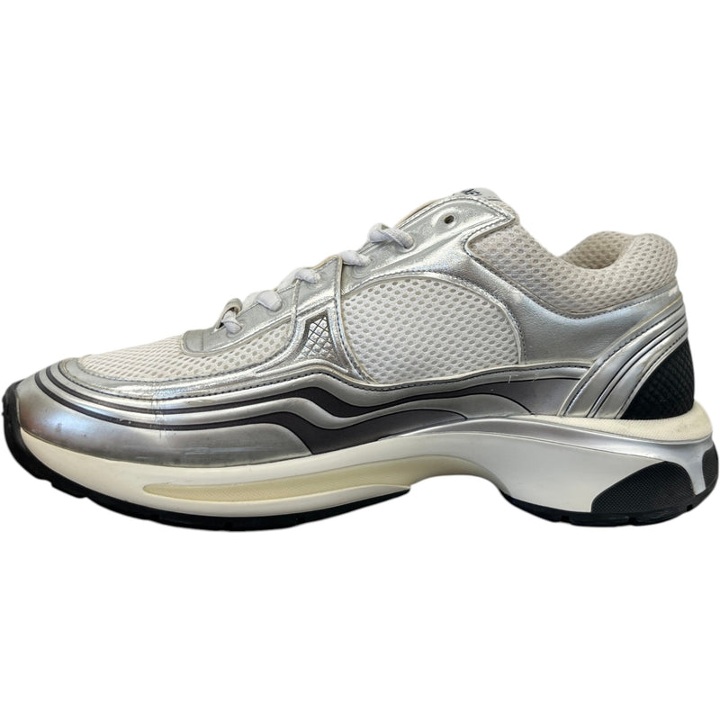Women's Cc Metallic Runner Low Trainers Silver Size EU 41 / UK 8
