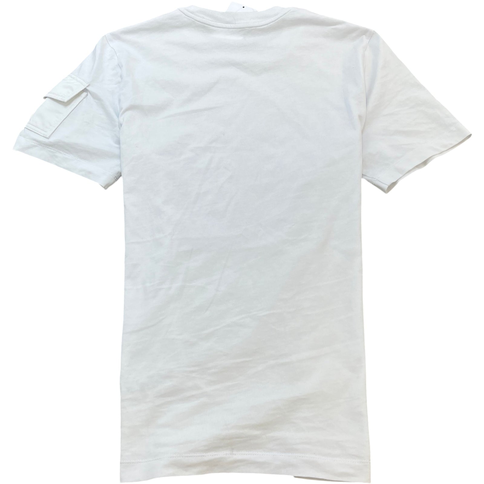Moncler Men's Logo Print T-Shirt White Size L - Photo 4