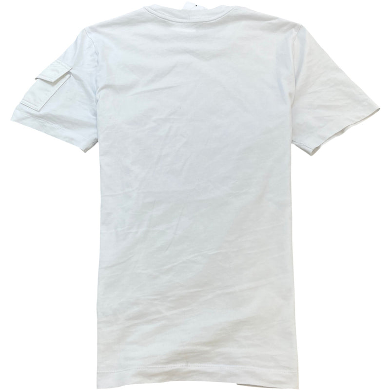 Moncler Men's Logo Print T-Shirt White Size L