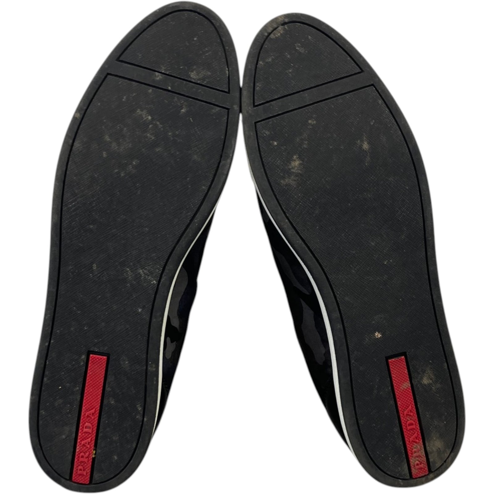 Prada Women's Camoflague Low Trainers Black Size 8 - Photo 11
