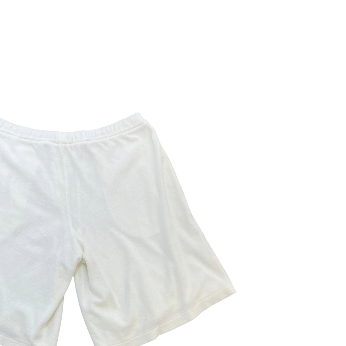 Men's Terrycloth Bermuda Shorts White Size M / W32 - Photo 4