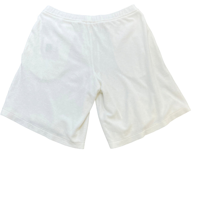 Men's Terrycloth Bermuda Shorts White Size M / W32