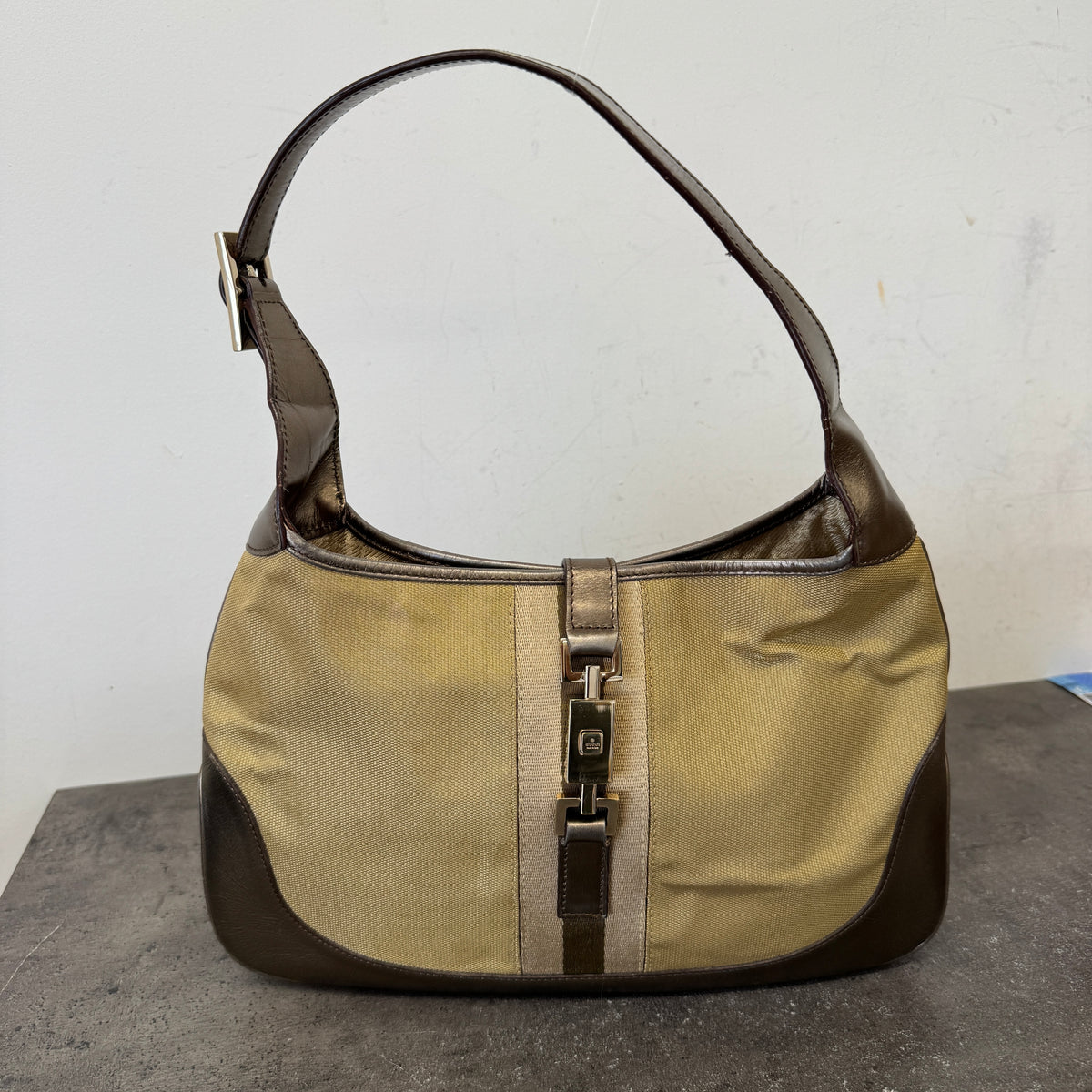 Women's Vintage Jackie Handbag Gold - Photo 15