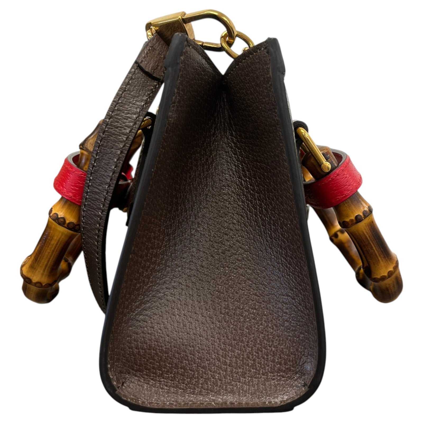 Women's Bamboo Diana Handbag Brown - Photo 6